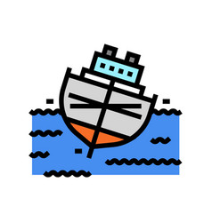 Ship Stability Marine Color Icon