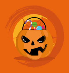 Cute Halloween Pumpkin Jack O Lantern