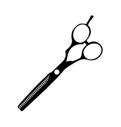 Hair Cutting Scissors Black And White Icon Design