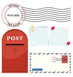 Set Of Mail And Post Symbol