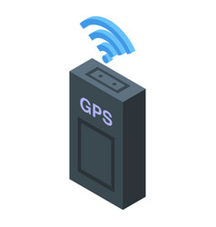 Gps Device Icon Isometric Global Center