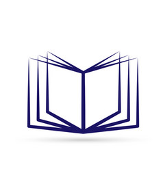 Knowledge book logo icon Royalty Free Vector Image