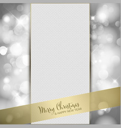 Christmas Family Photo Card Layout Template