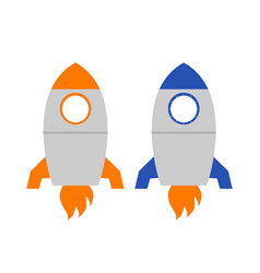 Simple Design Rockets Orange Blue