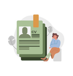 Hr Looking At Big Cv Of Candidate Making Decision