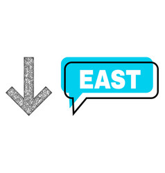 Misplaced East Chat Frame And Network Arrow Down