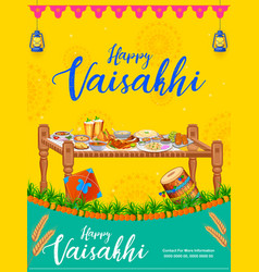 Happy Vaisakhi Punjabi Spring Harvest Festival