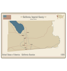 Map Imperial County In California