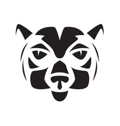 Forest Animal Face Icon Logo