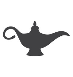 Arabic Genie Lamp Silhouette