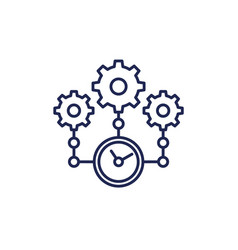 Efficiency Effective Operations Line Icon