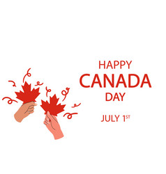 Happy Canada Day Background Template