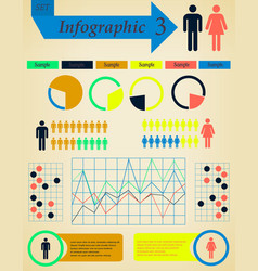 Infographics Elements Set Man And Woman