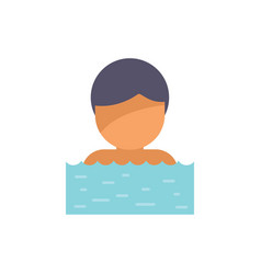 Pool Physical Therapist Icon Flat Hospital