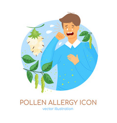 Pollen Allergy Icon Pictogram Editable