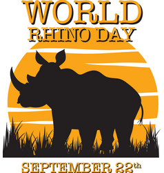 World Rhino Day September 22