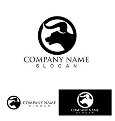 Cow Logo Template Icon