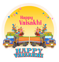 Happy Vaisakhi Punjabi Spring Harvest Festival