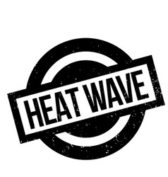 Heat Wave Rubber Stamp