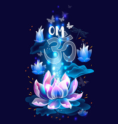 Featured image of post Lotus Tattoo Ohm Symbol - It holds some deep virtues as sexual purity and detachment from materialism.