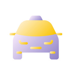 Taxi Cab Flat Gradient Two-color Ui Icon