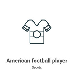 American Football Player Black T Shirt Cloth