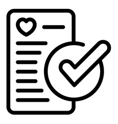 Covid Health Passport Icon Outline Digital