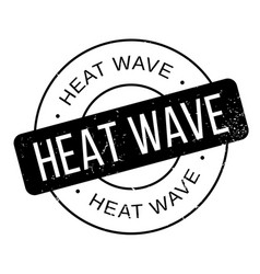 Heat Wave Rubber Stamp