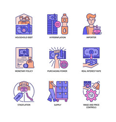 Inflation Icon Set