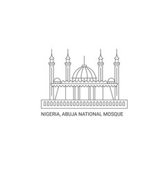 Nigeria Abuja National Mosque Travel Landmark