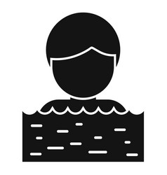 Pool Physical Therapist Icon Simple