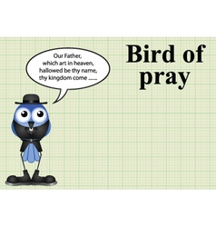 Comical Bird Of Pray Vicar