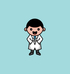 Cute Doctor Boy Template Logo Design