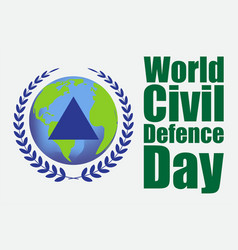 For World Civil Defence Day