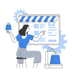 Online Shopping Concept