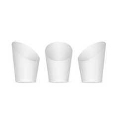 Blank Carton Cup Mockup For Snacks Or French Fries