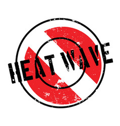 Heat Wave Rubber Stamp