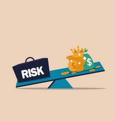 High Risk Invest And Return Roi Benefit Low