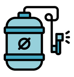 Pest Control Tank Icon Flat