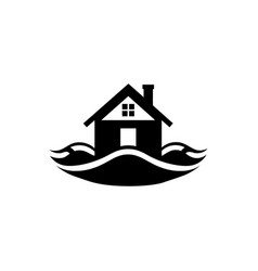 Home Flood Disaster Icon