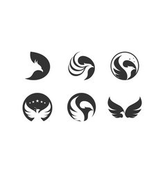 Set Of Phoenix Logo Design Collection With Modern