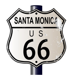 Santa Monica Route 66 Sign