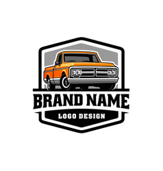 Classic Pick Up Truck Logo