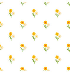 Free Color Small Flowers Pattern In Winter