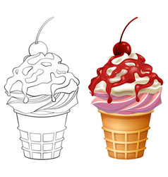 Two Ice Cream Cones