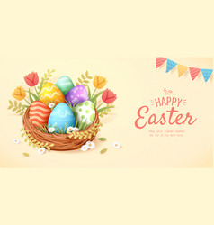 3d Easter Egg Banner