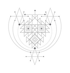 Magic Alchemy Symbol Geometric Logo