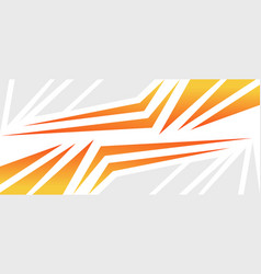 Abstract Orange Decal Sports Background Design