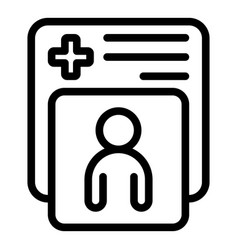 Covid Passport Icon Outline Health Vaccine