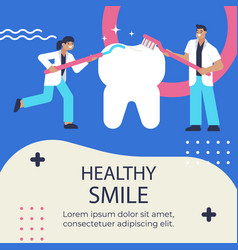 Flat Design Dental Clinic Posts